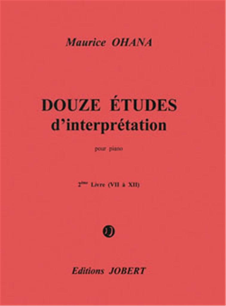 Etudes d'interprétation (12) Vol.2